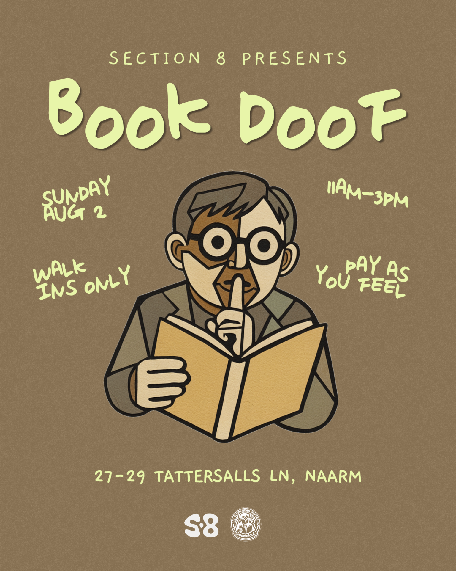 Book Doof — Free silent reading parties in Melbourne